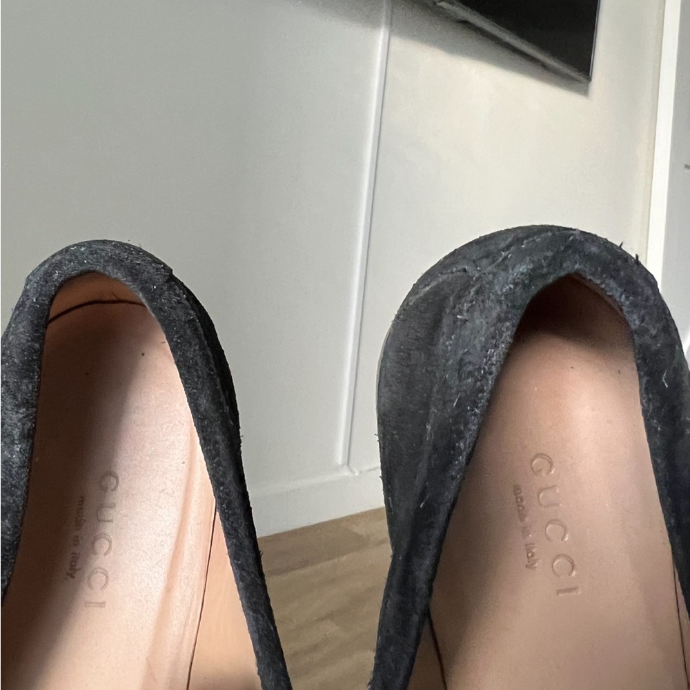 Gucci suede horsebit loafers - Picture 7 of 10